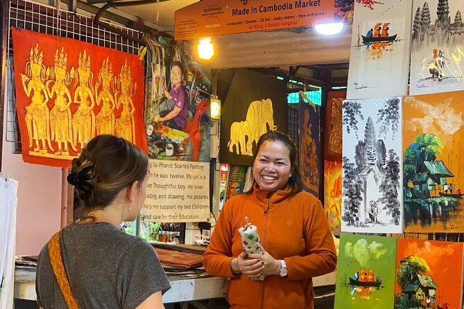 Siem Reap City Walking Tour - Stop 4: Kandal Village boutiques in colonial-style streets