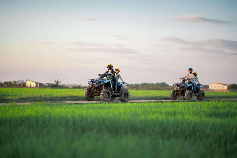 Siem Reap: Countryside Khmer village Tour by Quad Bike & ATV - Riding the real roads: paddy fields and Khmer villages