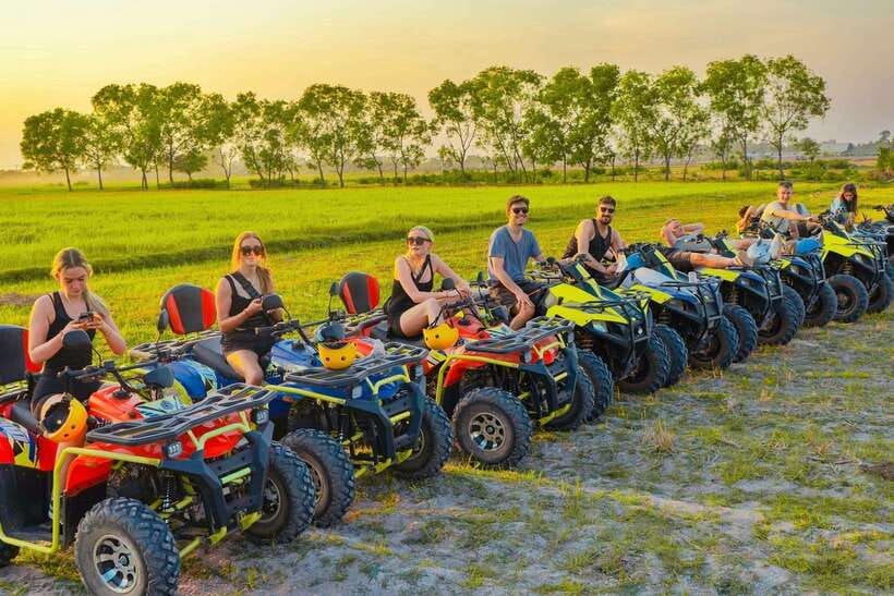 Siem Reap: Countryside Khmer village Tour by Quad Bike & ATV - Crocodile farm stop: the most surprising “wildlife” moment