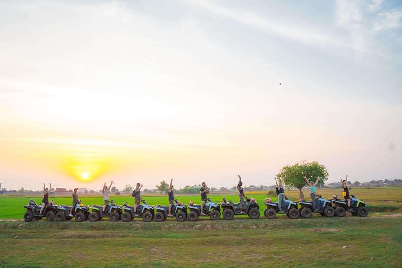 Siem Reap: Countryside Quad Bike Sunset Adventure - The quad ride: villages, buffalo-water stops, and big photo timing