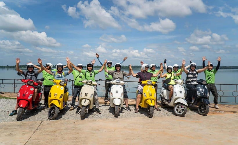 Siem Reap: Countryside Vespa Tour / Tuk Tuk Available - Rice wine distillation: sample Cambodian spirits the careful way
