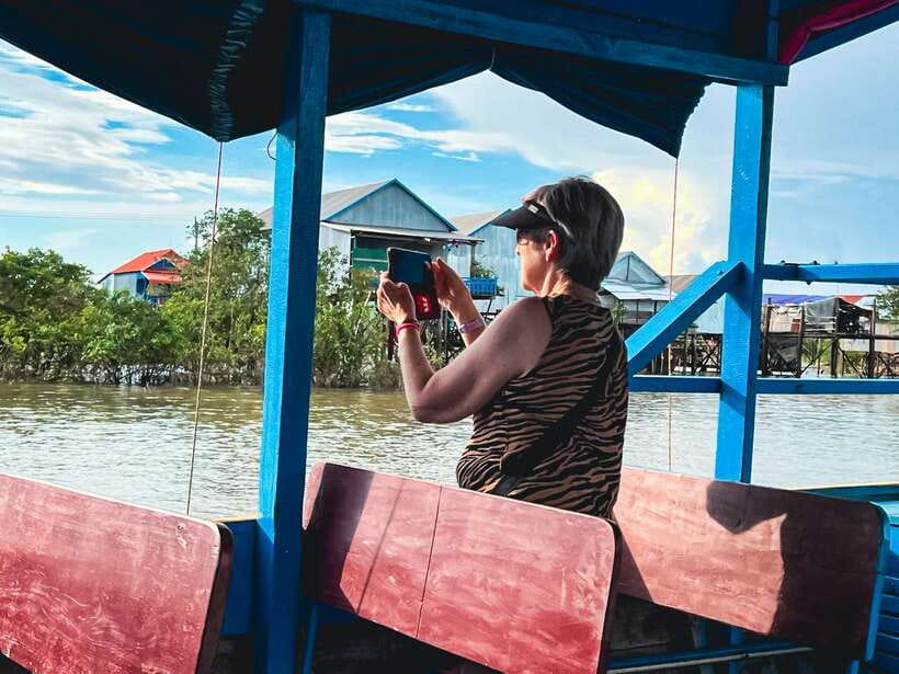 Siem Reap Floating Village Kampong Phluk Sunset with Boat - Kampong Phluk Feels Like Another World, Not Another Trip