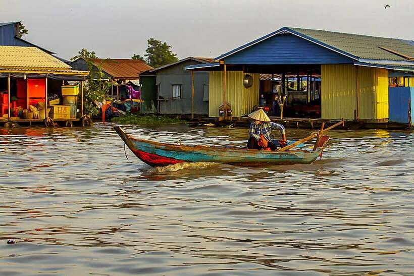 Siem Reap Floating Village Kampong Phluk Sunset with Boat - Optional Canoe Into the Floating Forest (and Why It Costs Extra)