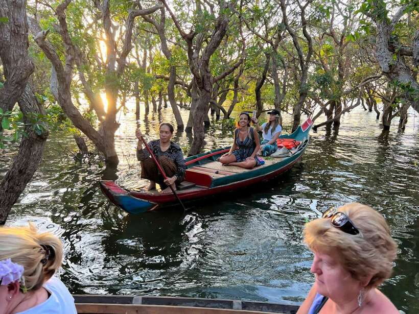 Siem Reap Floating Village Kampong Phluk Sunset with Boat - The Guide Factor: Stories That Make Stilt Homes Make Sense