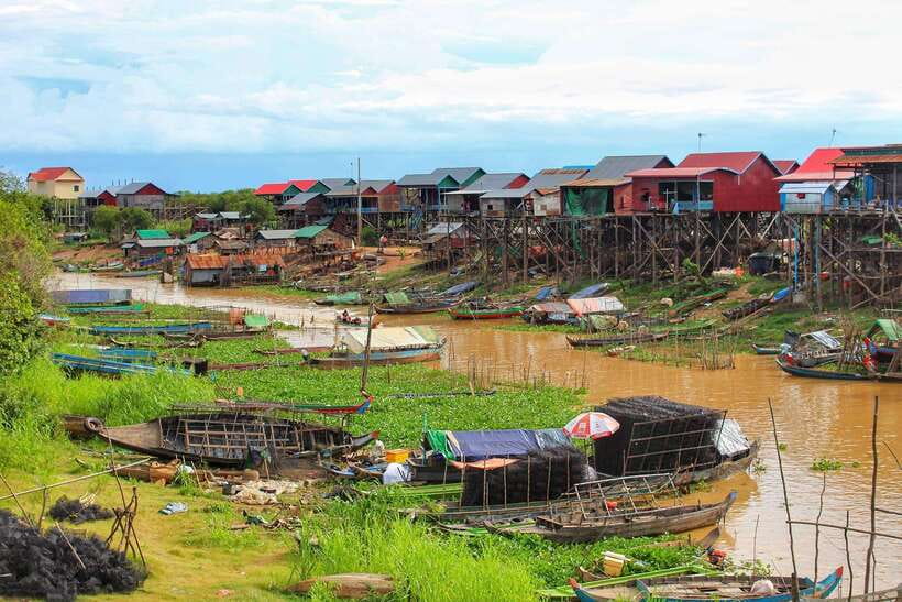 Siem Reap Floating Village Tour, Kompong Phluk Tour - Samros Kampong Phluk Restaurant and Bamboo Bar: the break that keeps the rhythm