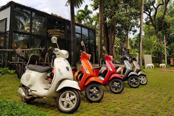 Siem Reap Food Tour by Vespa - Stop 2: Road 60 Field market, BBQ, grilled insects, fruits, and local beers