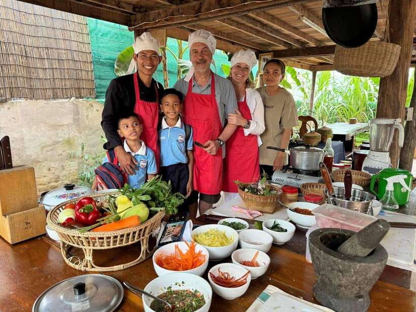 Siem Reap Khmer Cooking Class and Local Market Tour - From Krong Siem Reap to a Village Market by Tuk-Tuk