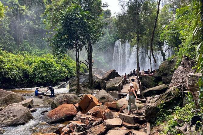 Siem Reap Kulen Mountain Waterfall Tour and Picnic lunch - Preah Ang Thom reclining Buddha: 1,000-year pilgrim energy