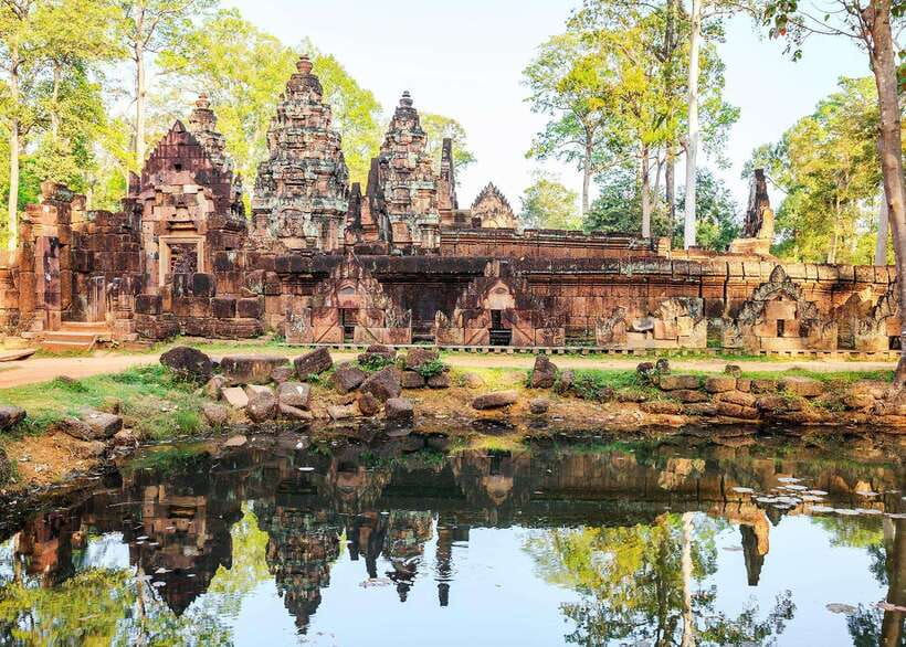 Siem Reap: Kulen Waterfalls and Banteay Srei Tour - Key highlights at a glance