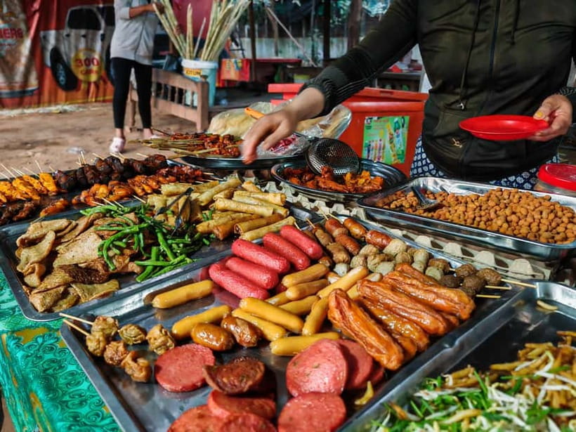 Siem Reap: Monk Blessings and Village Life Scooter Tour - The Banh Chhev snack stop and what to order