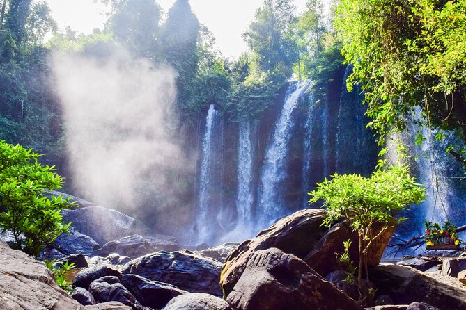 Siem Reap Outdoor Private Tour (Waterfalls 50km from Siem Reap) - Stop One: Lookouts, Reclining Buddha, and the 1000 Lingas Area