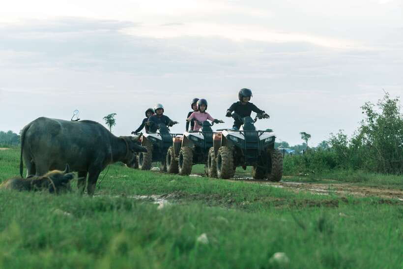 Siem Reap: Quad Bike Tour of Local Villages - Learning the Bikes Fast, Then Hitting Mud Roads
