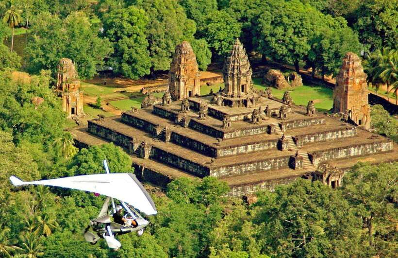Sky Venture Microlight Siem Reap - The 30-minute flight: what you likely see in the sky