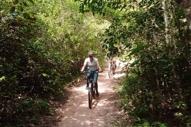 Sunset or sunrise bicycle tour around Angkor Wat and nearby temples - Phnom Bakheng at sunset: the hilltop finish for the sunset tour