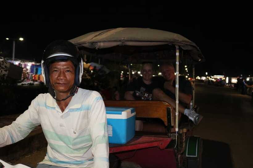 Twilight Tastes of Siem Reap Include Dinner - Stop 3, a Japanese-owned shop with Cambodian goods