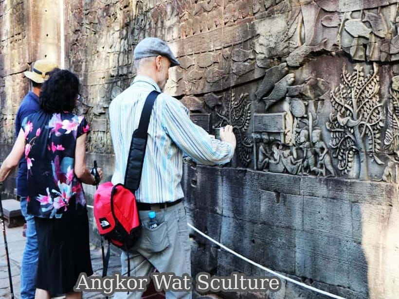 Ultimate Sunrise to Angkor Wat, Angkor Thom and Bayon Temple - Angkor Wat sunrise and the guided bas-reliefs that make it click